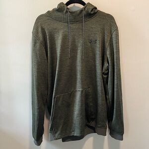 Under Armour Mens Long Sleeve ColdGear Pullover Drawstring Hoodie Size XL Green